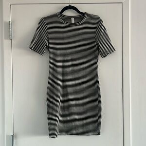 American Apparel Striped Bodycon Dress